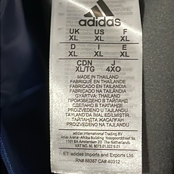 Adidas Georgia Tech GT men’s Size XL‎ navy blue zip up vest. - Picture 8 of 11